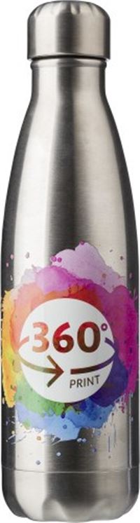 BORRACCIA IN ACCIAIO PARETE SINGOLA 650 ml